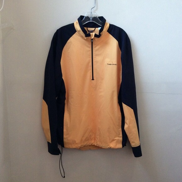 CUTTER AND BUCK MENS SZ MEDUM 1/2 ZIP WINDBREAKER TIMBER BANKS - Picture 3 of 9
